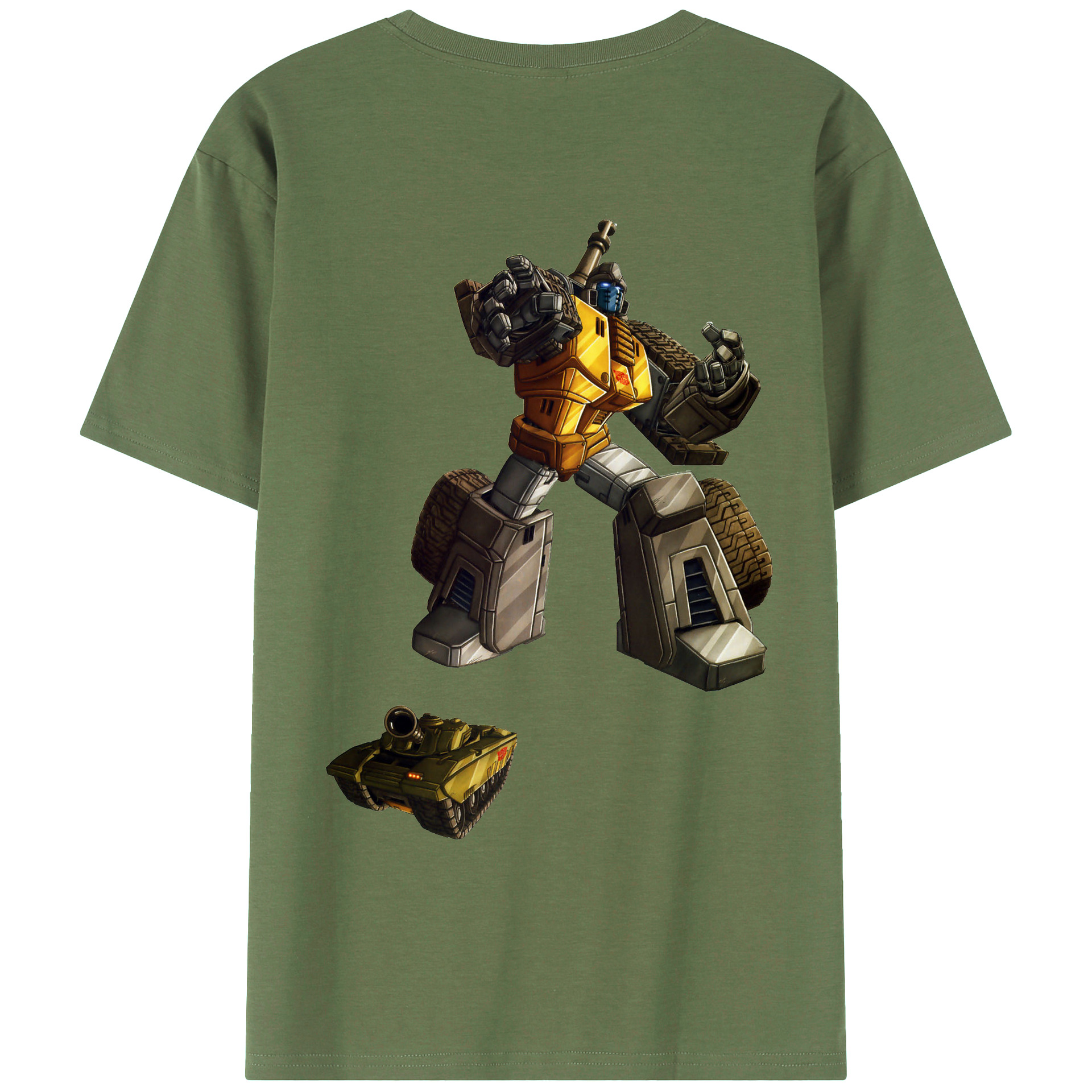 （画像用）  綿100％ メンズ半袖Tシャツ（バックプリント） 通気性